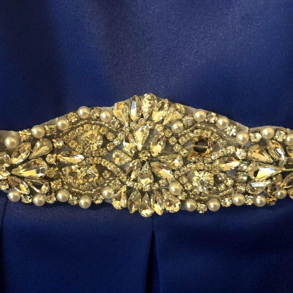 NEW Elie Tahari Gown - Royal Blue, Size 12 - Picture 2 of 4